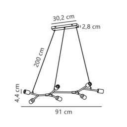 Nordlux Vintage Indoor Pendant Light Black Metal E27 30, 000hrs - Mains Powered, IP20 - thumbnail 8