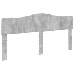 Berkfield Home Bed Frame with Headboard Concerte 180 x 200 cm Solid Pine Wood in Grey - thumbnail 6