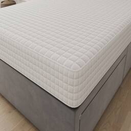 Sloomy Essentials White Cube Bonnell Hybrid Quilted Spring Mattress 15cm - Size: Small Single - thumbnail 1