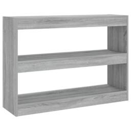 Berkfield Home Classic Book Cabinet/Room Divider Grey Sonoma 100x30x72 cm - Size: 100 x 30 x 72 cm - thumbnail 3