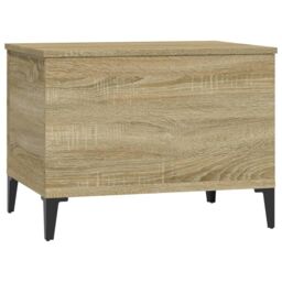 Berkfield Home Coffee Table Sonoma Oak 60x44.5x45 cm Engineered Wood in Brown - thumbnail 6