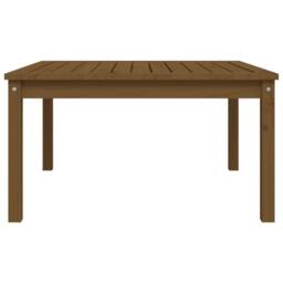 Berkfield Home Garden Table Honey Brown 82.5x82.5x45 cm Solid Wood Pine - thumbnail 5