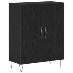 Berkfield Home Highboard Black Oak 69.5x34x180 cm Engineered Wood - thumbnail 3