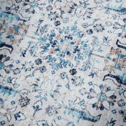 THE RUGS Saveh Shortpile Rug & Runner Oriental Style Polyester Rug in Blue - Size: 160 cm x 230 cm - thumbnail 2