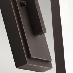 Netlighting Kichler Delison Outdoor Wall Lantern Rubbed Bronze IP44 in Brown - thumbnail 5