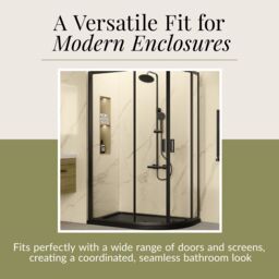 Balterley Premium Shower Tray - Left Hand Offset Quadrant - 1000mm x 900mm - Slate Grey - thumbnail 7