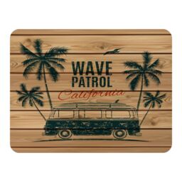 Benjamin Tate Design California Wave Patrol Blanket in Natural - Size: 120 cm x 150 cm - thumbnail 1