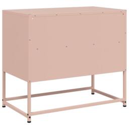 Berkfield Home TV Cabinet Pink 68x39x60.5 cm Steel - thumbnail 8