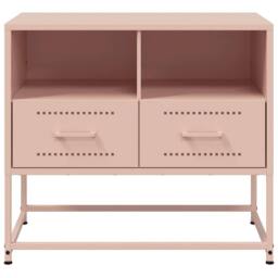 Berkfield Home TV Cabinet Pink 68x39x60.5 cm Steel - thumbnail 6