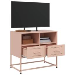 Berkfield Home TV Cabinet Pink 68x39x60.5 cm Steel - thumbnail 4