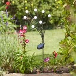 Marco Paul Solar 8 Stem Garden Stake Light - Multicoloured - thumbnail 7