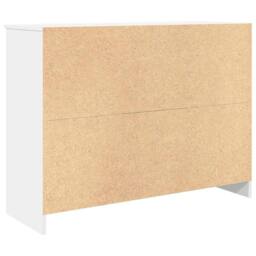 Berkfield Home Sideboard with Drawer White 101x35x76 cm Engineered Wood - Size: 101 x 35 x 76 cm - thumbnail 8