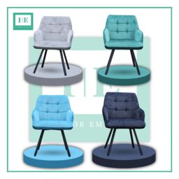 Interior Emporium Ltd IE Nordic Rock Extendable Ceramic Dining Table (Grey) - with 6 Rotating Chairs (Black, Grey, Green, Teel) in Grey - thumbnail 5