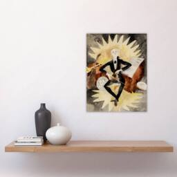"Artery8 String Musician Portrait Charles Demuth Wall Art Poster Print - Size: W18"" x H24""" - thumbnail 4
