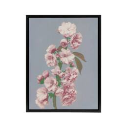 "Artery8 Cherry Blossom Flower Bloom Framed Canvas Wall Art Print Ogawa Kazumasa in Pink - Size: W12"" x H16""" - thumbnail 1