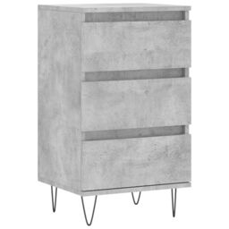Berkfield Home Sideboard Concrete Grey 40x35x70 cm Engineered Wood - Size: 40 x 35 x 70 cm - thumbnail 2