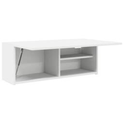 Berkfield Home Decorative Bathroom Wall Cabinet White 80x25x30 cm Engineered Wood - Size: 80 x 25 x 30 cm - thumbnail 5