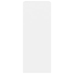 Berkfield Home 2-Tier Book Cabinet White 60x30x76.5 cm Engineered Wood - thumbnail 5