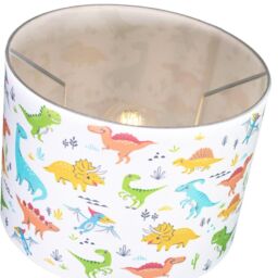 Happy Homewares Modern & Colourful Childrens Fabric Lamp Shade - thumbnail 3