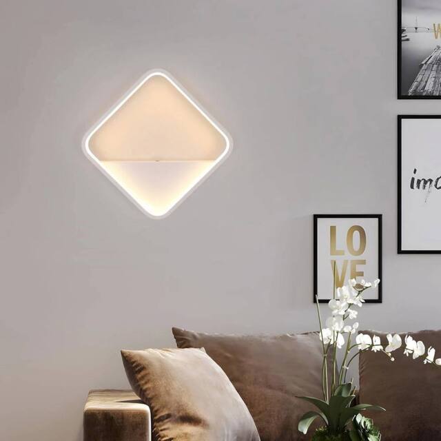 EONLION Modern LED Wall Lamp 3000J Light Aluminium Indoor Scones 20W in White - image 1