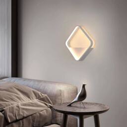 EONLION Modern LED Wall Lamp 3000J Light Aluminium Indoor Scones 20W in White - thumbnail 3