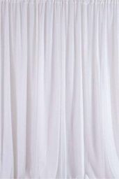 Neel Blue 4x8 Metres Ice Silk Backdrop Wrinkle-Free Polyester Background Curtain Drapes in White - thumbnail 3