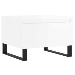 Berkfield Home Coffee Tables 2 pcs High Gloss White 50x46x35 cm Engineered Wood - Size: 50 x 46 x 35 cm - thumbnail 5