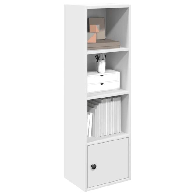 Berkfield Home Bookcase White 31x24x102 cm Engineered Wood - Size: 31 x 24 x 102 cm - image 1