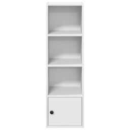 Berkfield Home Bookcase White 31x24x102 cm Engineered Wood - Size: 31 x 24 x 102 cm - thumbnail 5