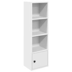 Berkfield Home Bookcase White 31x24x102 cm Engineered Wood - Size: 31 x 24 x 102 cm - thumbnail 2
