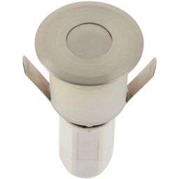 Loops 4 PACK Recessed Decking IP67 Guide Light - 1.2W Blue Light LED - Satin Nickel in Metallics - thumbnail 4