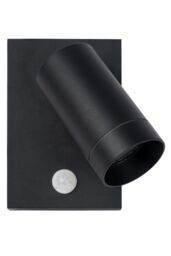 Lucide 'TAYLOR' Dimmable Rotatable Stylish Outdoor Wall Spotlight 1xGU10 in Black - thumbnail 2
