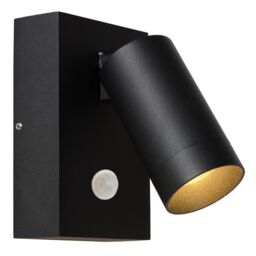 Lucide 'TAYLOR' Dimmable Rotatable Stylish Outdoor Wall Spotlight 1xGU10 in Black - thumbnail 4
