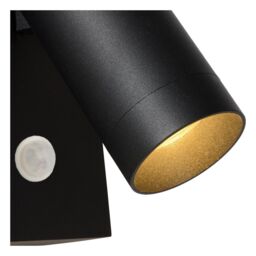Lucide 'TAYLOR' Dimmable Rotatable Stylish Outdoor Wall Spotlight 1xGU10 in Black - thumbnail 5