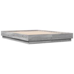 Berkfield Home Bed Frame without Mattress Grey Sonoma 120x190 cm Small Double - thumbnail 6