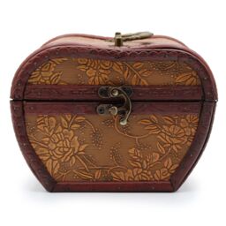 KDMD Apple 1920's Style Box in Maroon - thumbnail 3