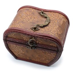 KDMD Apple 1920's Style Box in Maroon - thumbnail 2