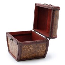 KDMD Apple 1920's Style Box in Maroon - thumbnail 4
