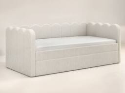 Flair Esme Cloud Fabric Day Bed with Trundle in Beige - Size: Single - thumbnail 5