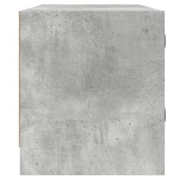 Berkfield Home TV Cabinet with Glass Doors Concrete Grey 102x37x42 cm - Size: 102 x 37 x 42 cm - thumbnail 7