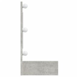 Berkfield Home Mirror Cabinet with LED Concrete Grey 90x31.5x62 cm - thumbnail 5