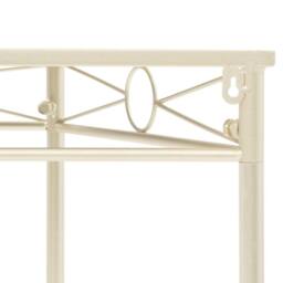 Berkfield Home Side Table Vintage Style Metal 87x34x73 cm Gold - Size: 87 x 34 x 73 cm - thumbnail 4