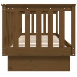 Berkfield Home Day Bed Honey Brown 75x190 cm Solid Wood Pine - thumbnail 9