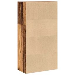 Berkfield Home Bookcase Old Wood 60x30x114 cm Engineered Wood in Brown - Size: 60 x 30 x 114 cm - thumbnail 6