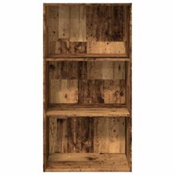 Berkfield Home Bookcase Old Wood 60x30x114 cm Engineered Wood in Brown - Size: 60 x 30 x 114 cm - thumbnail 4