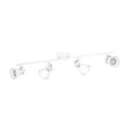 Eglo Seras 1 White Steel 4 Light Spotlight - thumbnail 2