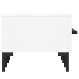 Berkfield Home TV Cabinet White 150x36x30 cm Engineered Wood - Size: 150 x 36 x 30 cm - thumbnail 7