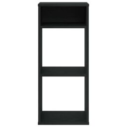 Berkfield Home Book Cabinet Black 34x31x80 cm Engineered Wood - Size: 34 x 31 x 80 cm - thumbnail 4