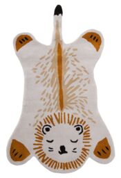 Orsina Kids Lion Rug in Gold - Size: 100 cm diameter - thumbnail 1
