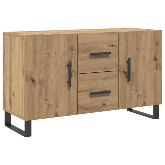 Berkfield Home Sideboard Artisan Oak 100x36x60 cm Engineered Wood in Brown - Size: 100 x 36 x 60 cm - image 1